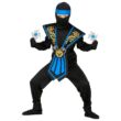 Kék ninja jelmez 116-os