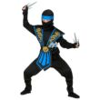 Kék ninja jelmez 128-as