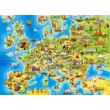 100 db-os Castorland puzzle - Európa térképe