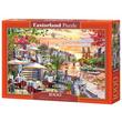 1000 db-os Castorland  Puzzle -  Romantikus városi naplemente