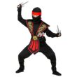 Piros ninja jelmez 128-as
