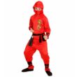 Piros sárkány ninja jelmez 128-as
