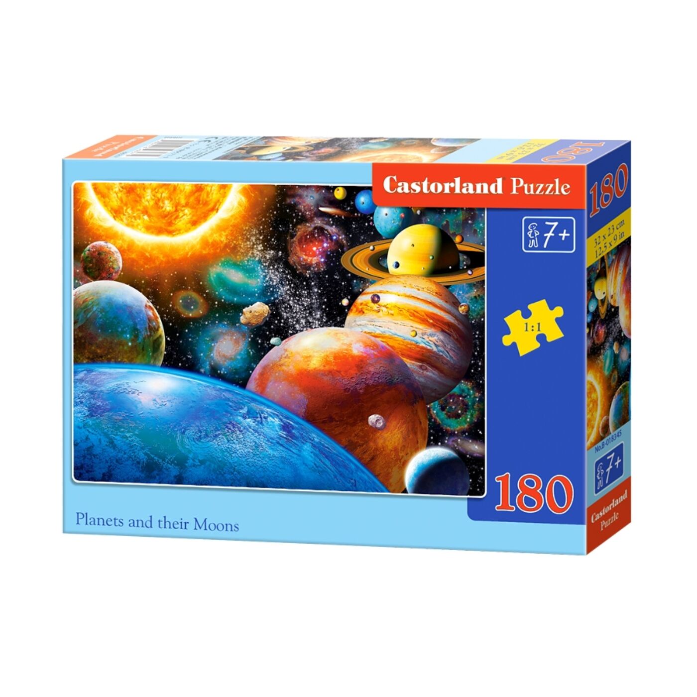 180 db-os Castorland puzzle - Bolygók és holdjaik