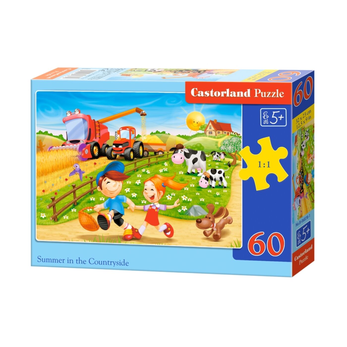 60 db-os puzzle - Nyár a falun