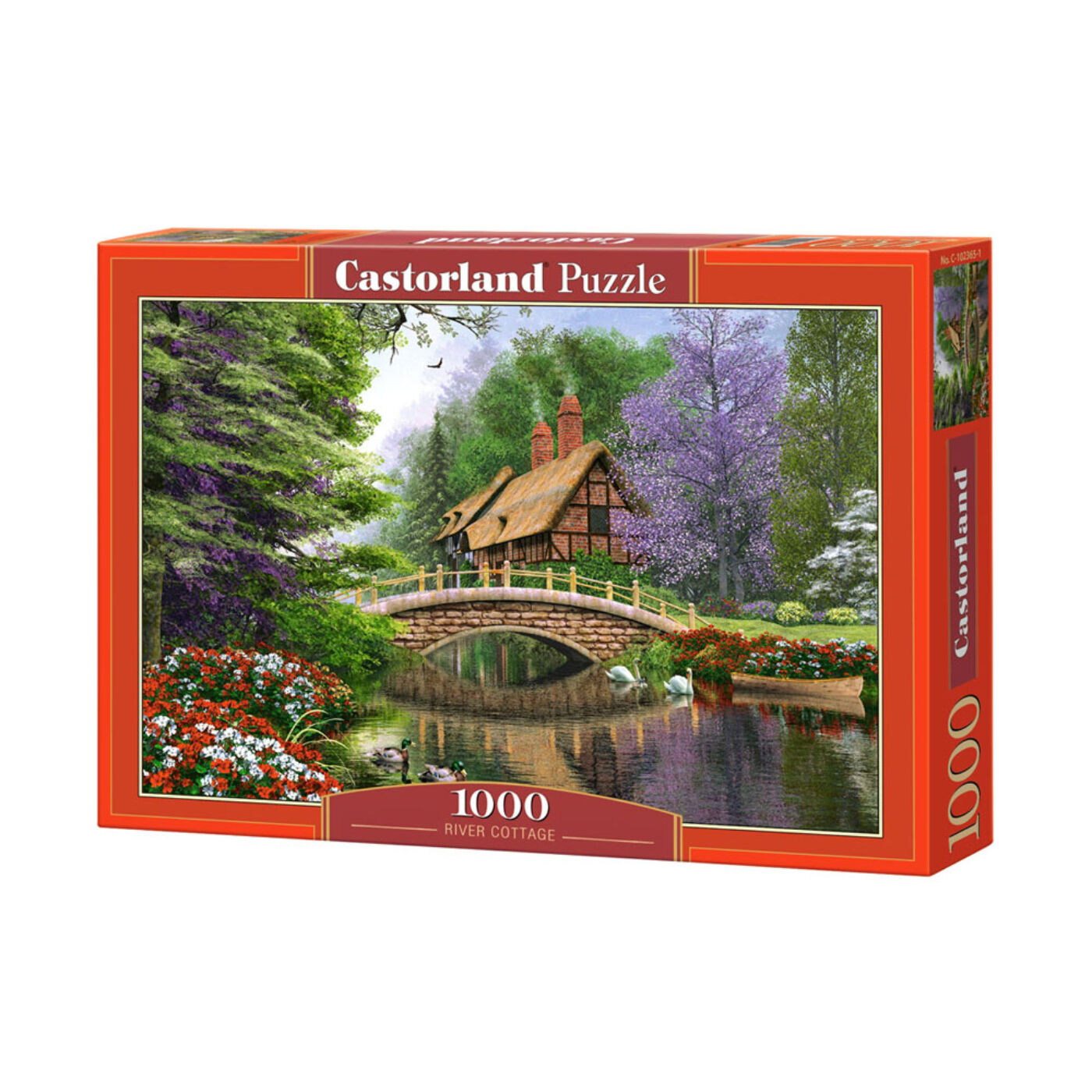 1000 db-os Castorland puzzle – Kunyhó folyóval