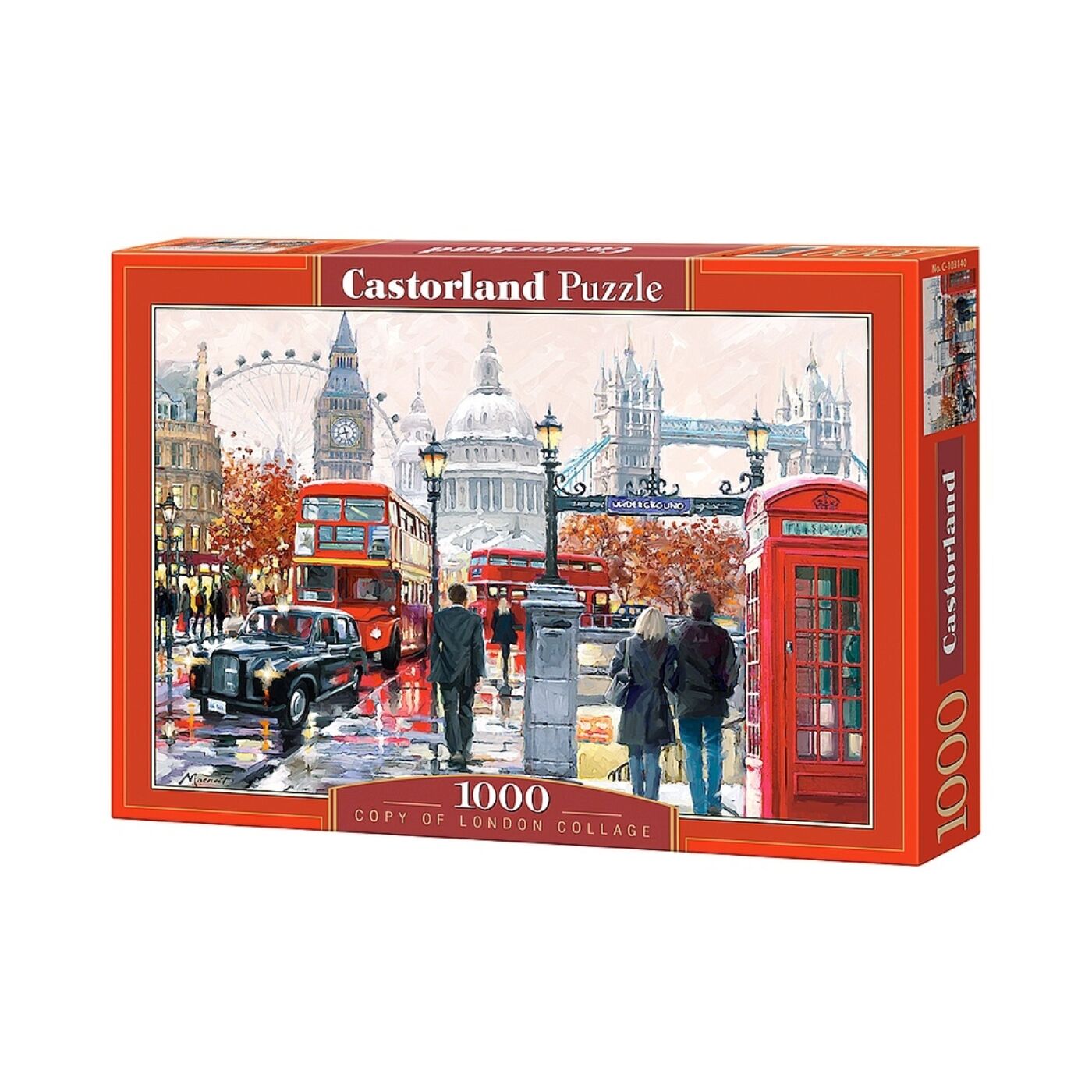 1000 db-os Castorland puzzle - Londoni kollázs