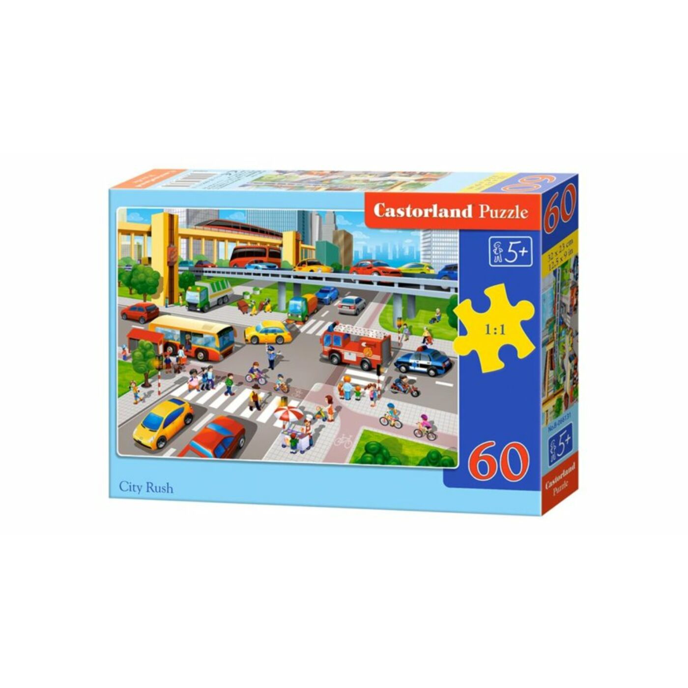 60 db-os Puzzle - Városi forgalom