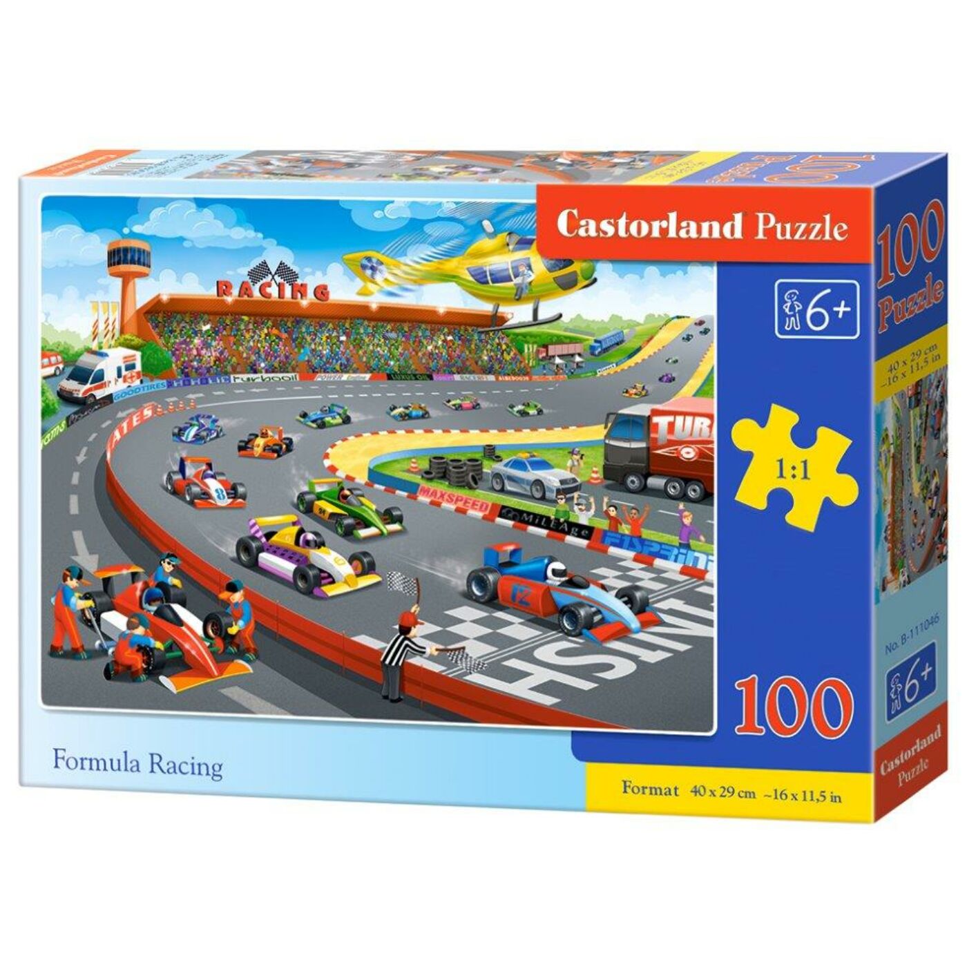 100 db-os Castorland puzzle - Forma 1