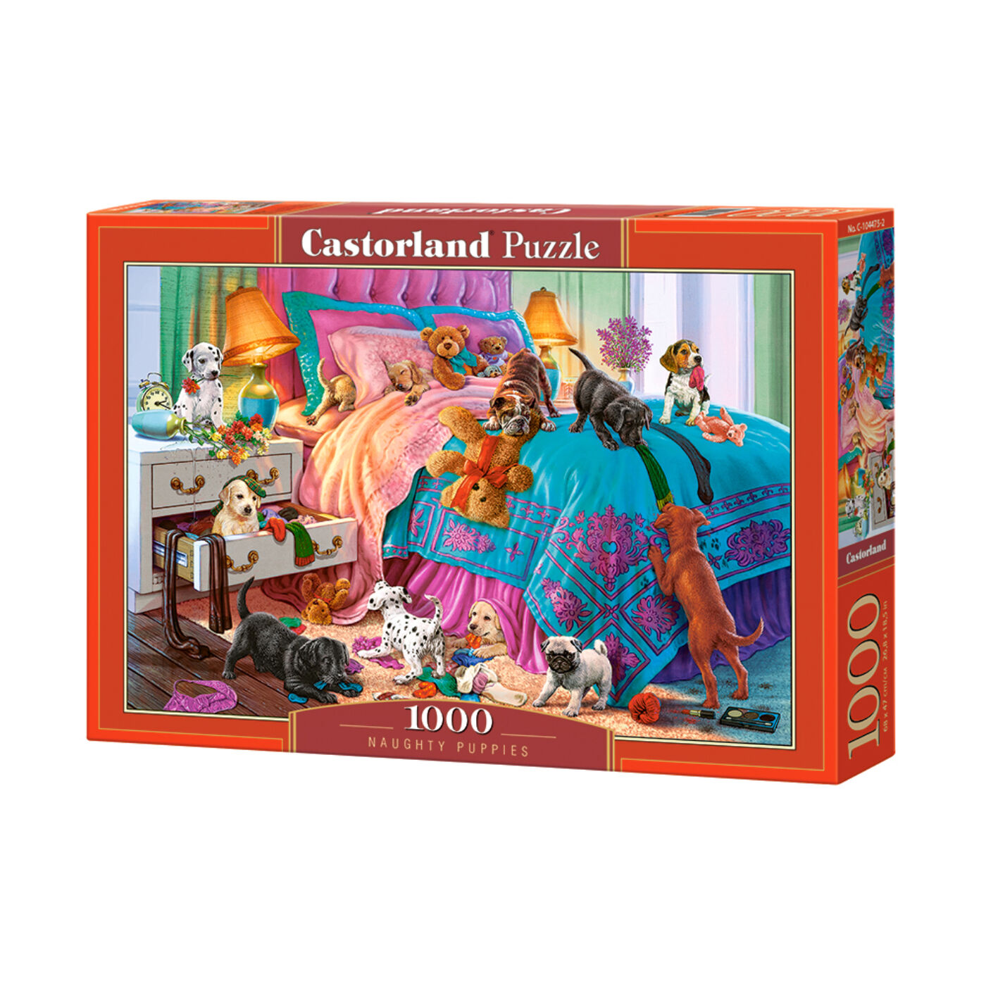 1000 db-os Castorland Puzzle - Huncut kölykök