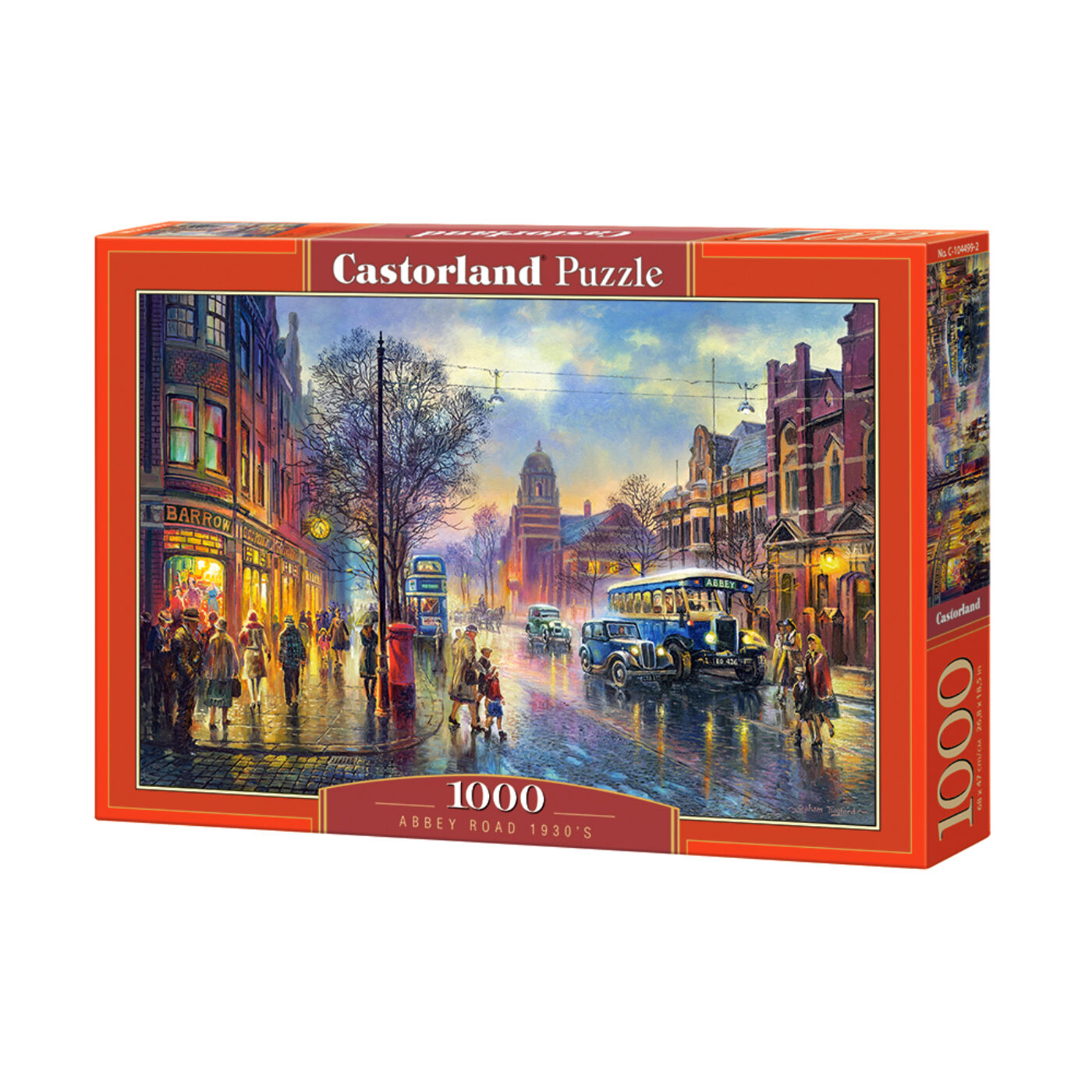 1000 db-os Castorland Puzzle - Abbey road 1930
