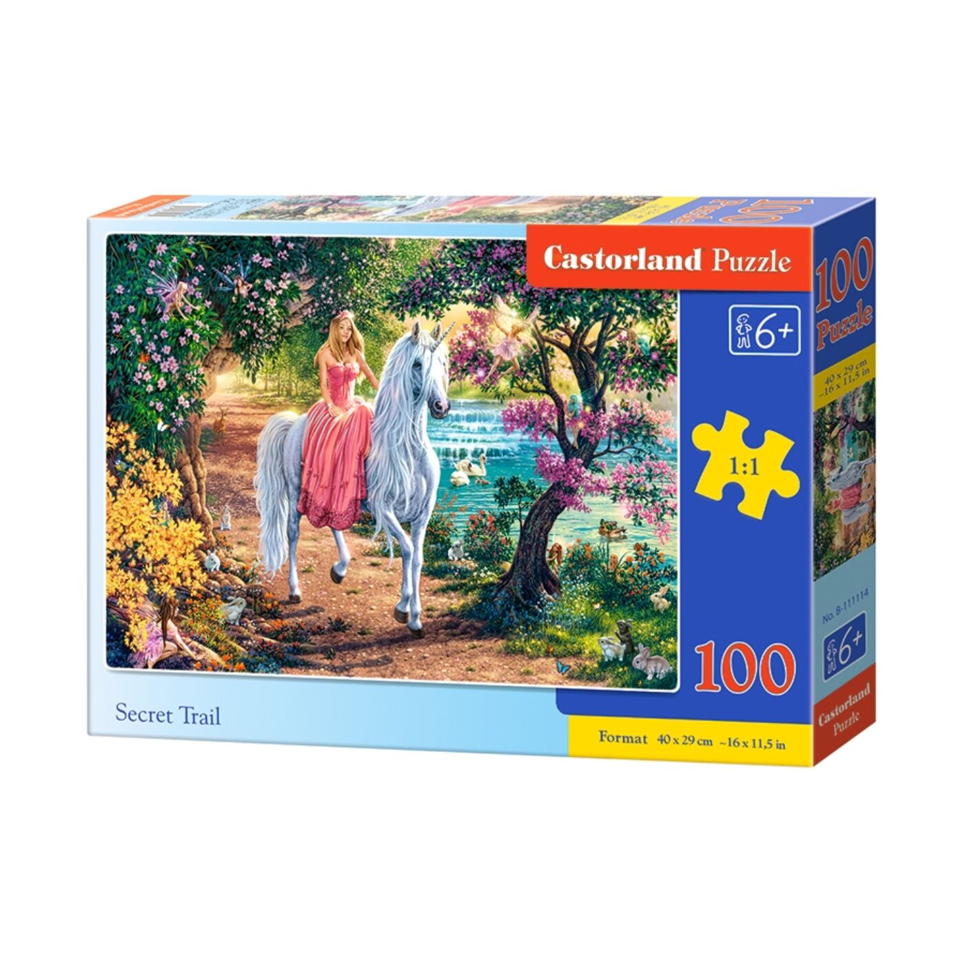 100 db-os Castorland puzzle - Titkos ösvény
