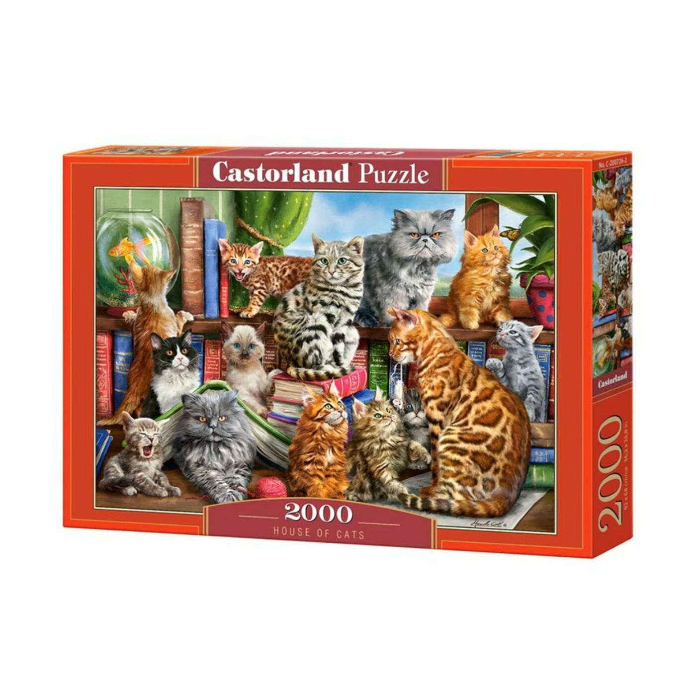 2000 db-os Puzzle - Macskák háza