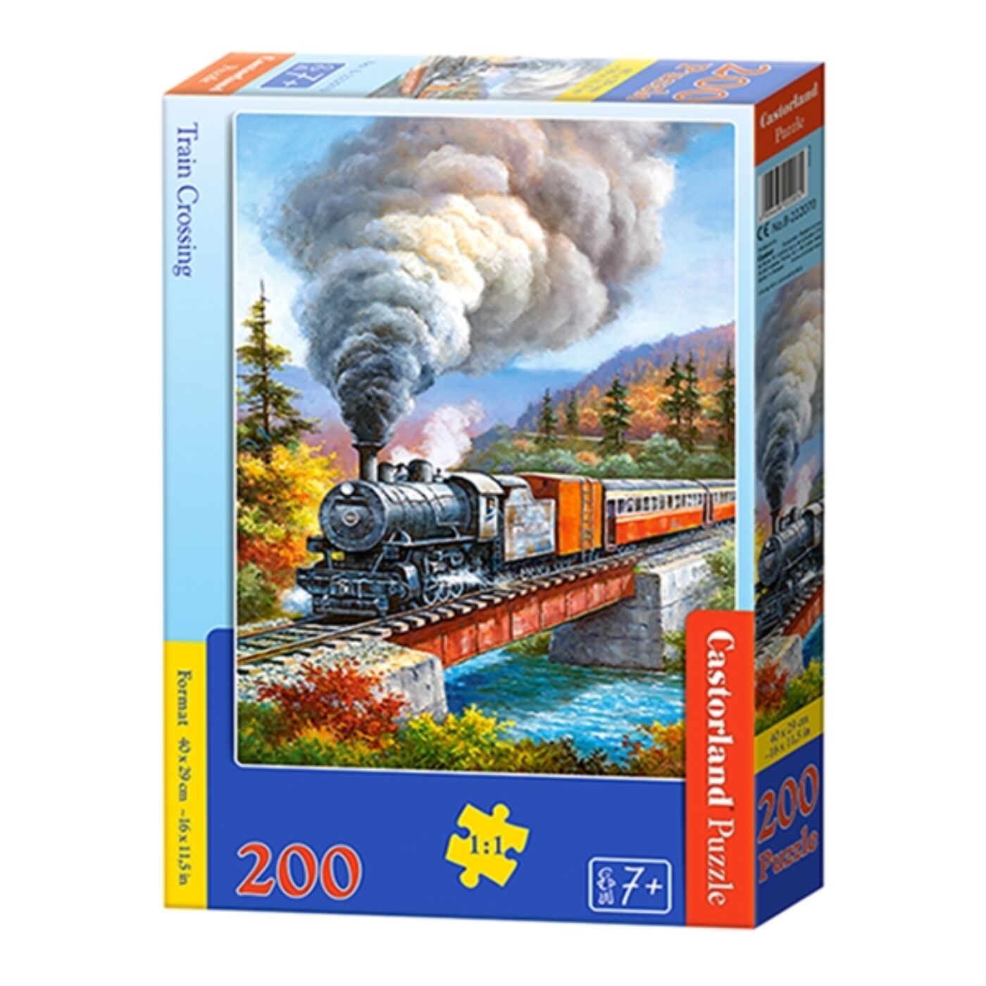 200 db-os puzzle - Vonatozás