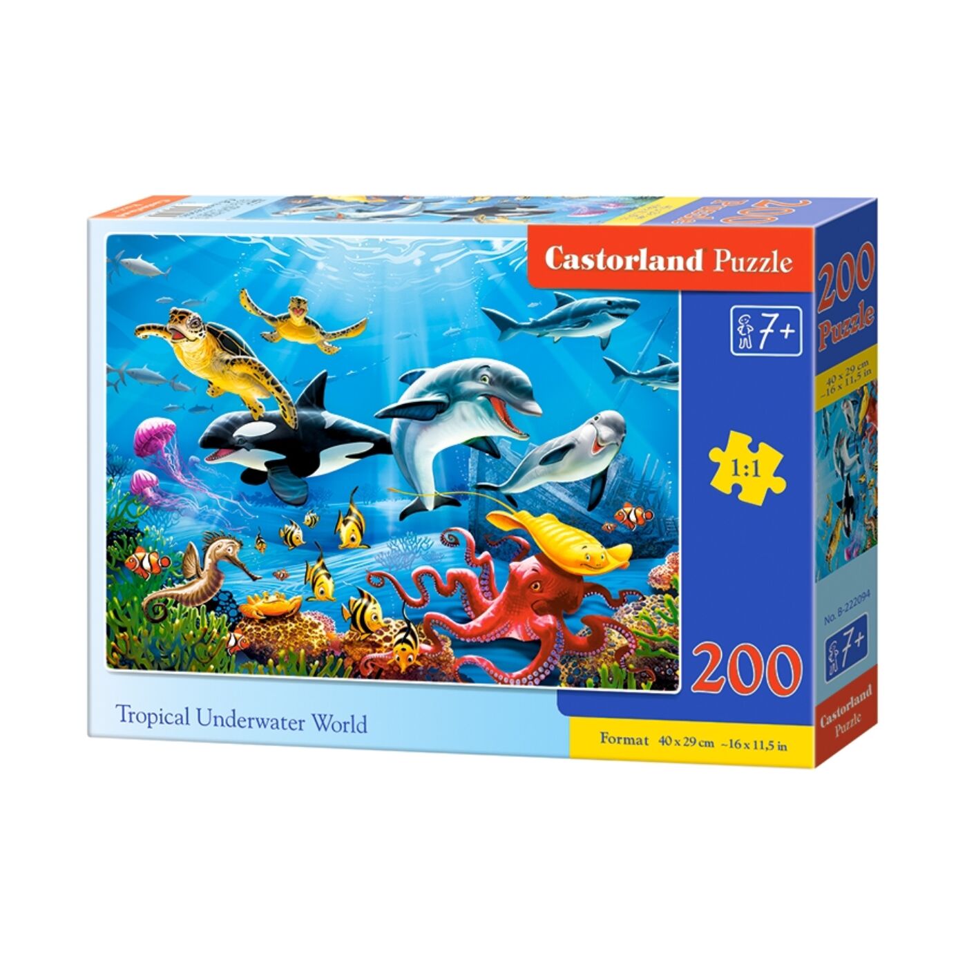 200 db-os puzzle - Trópusi vízeken
