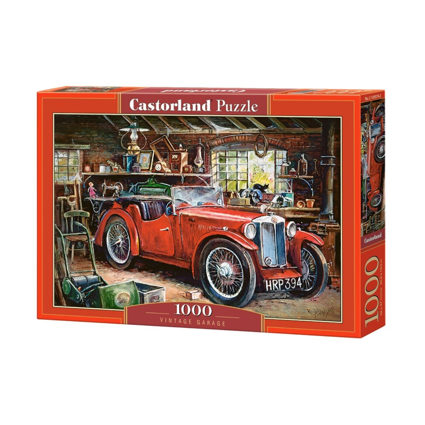 1000 db-os Castorland  Puzzle -  Vintage garázs
