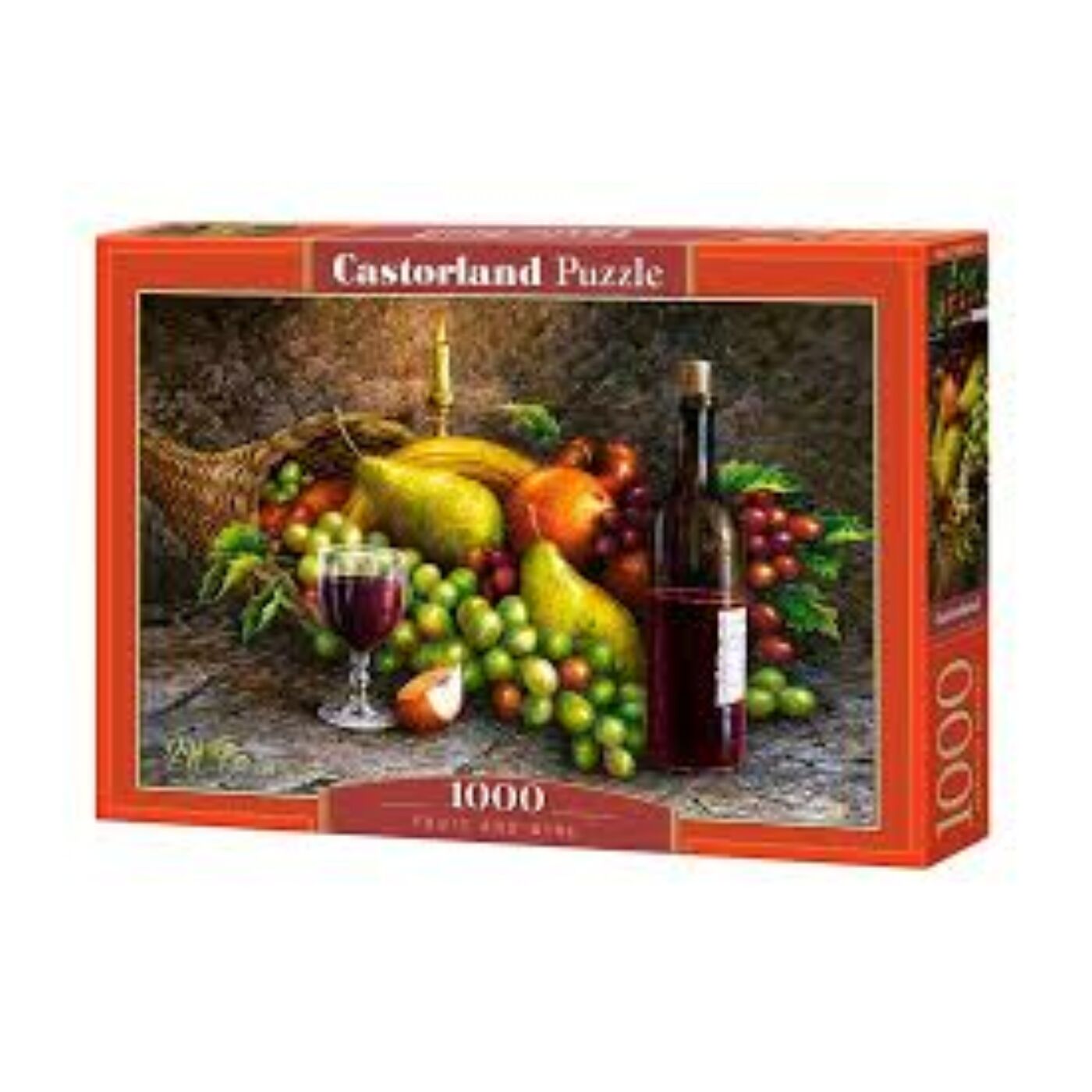 1000 db-os Castorland  Puzzle -  Gyümölcs és bor