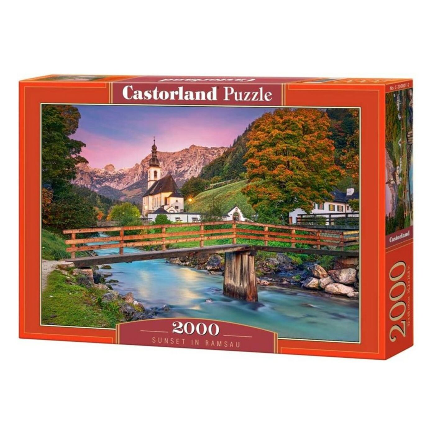 2000 db-os Puzzle - Naplemente Ramsauban