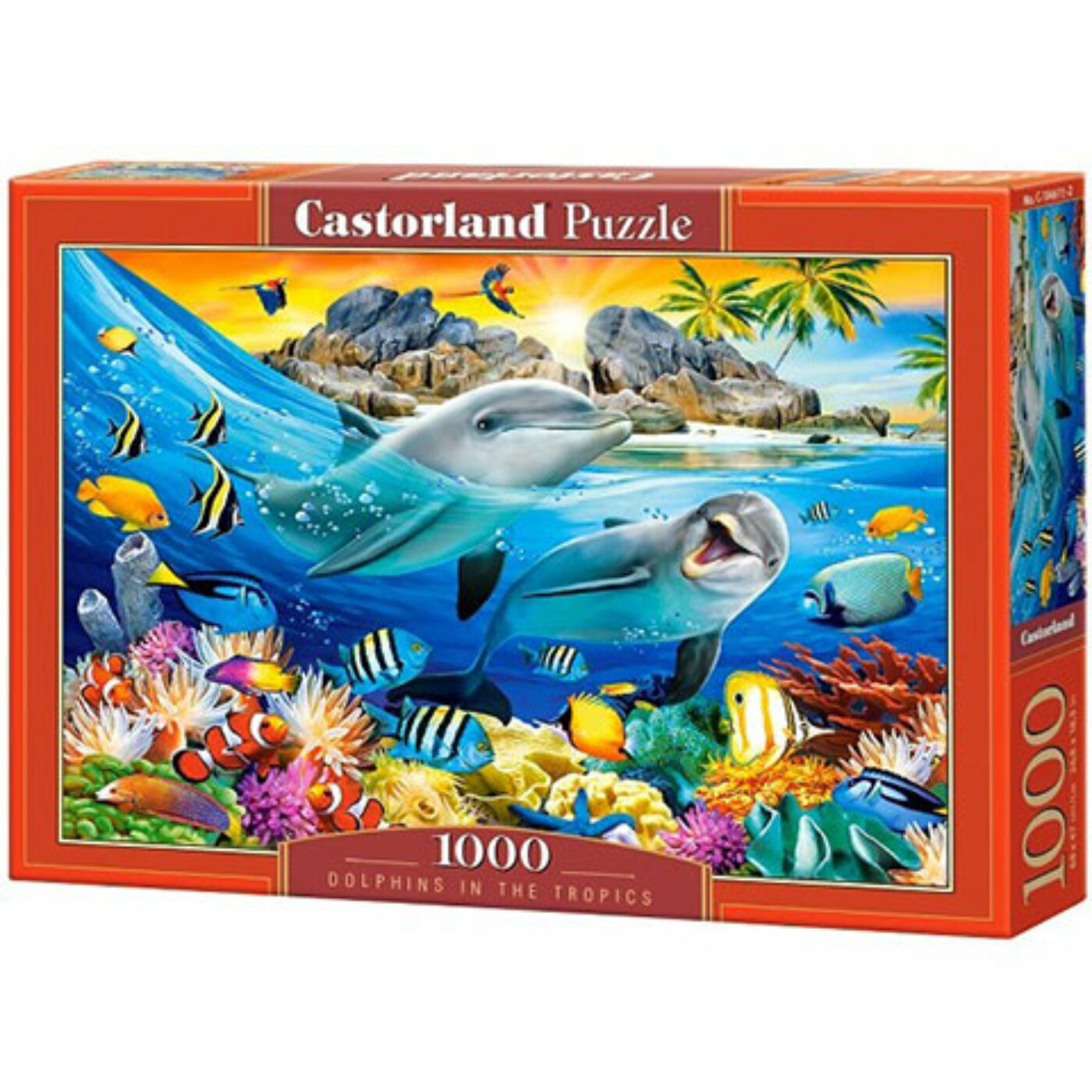 1000 db-os Castorland  Puzzle -  Gyümölcs és bor