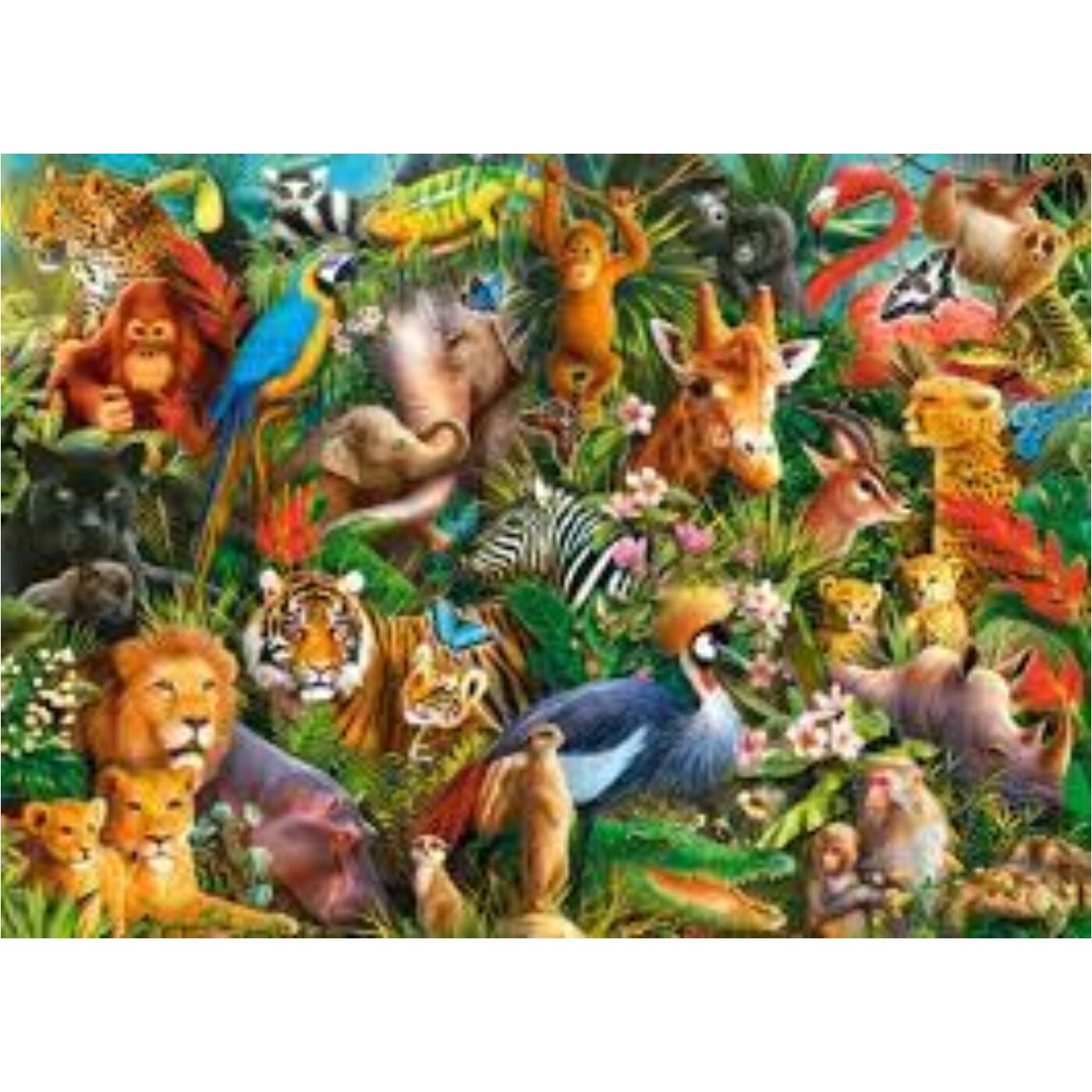 180 db-os puzzle - Lenyűgöző állatok
