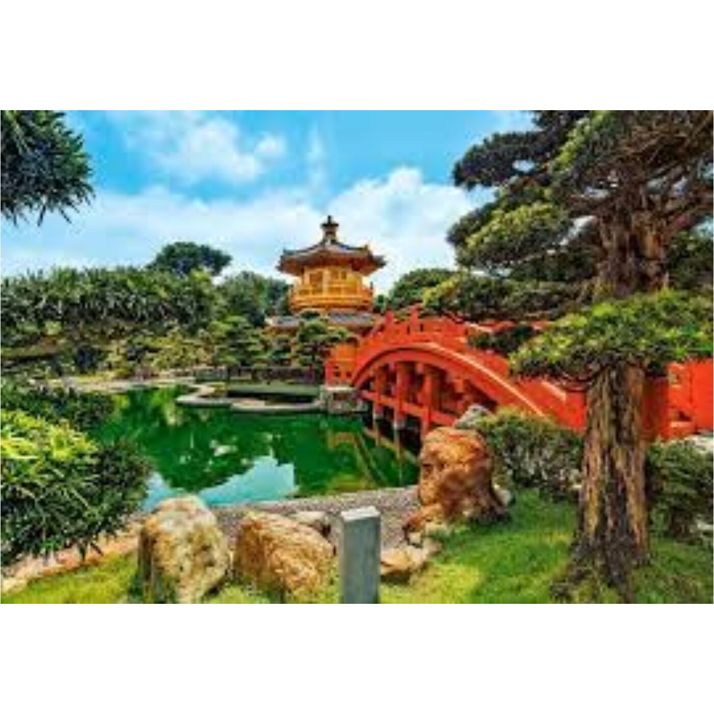 1000 db-os Castorland  Puzzle -  Nan Lian Garden, Hongkong