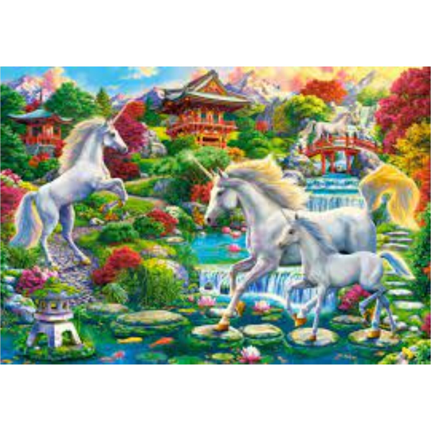 1500 db-os puzzle – Unikornis kert