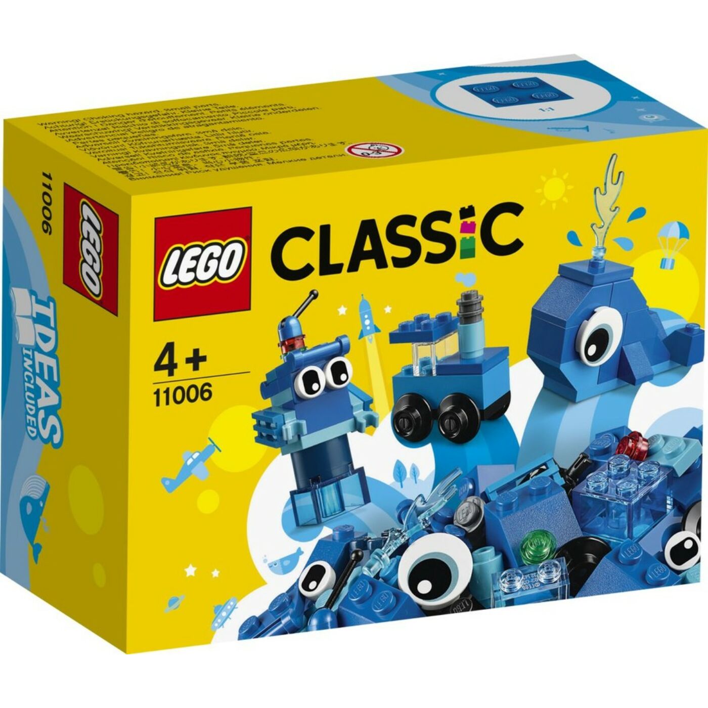 Lego Classic Kreatív kék kockák