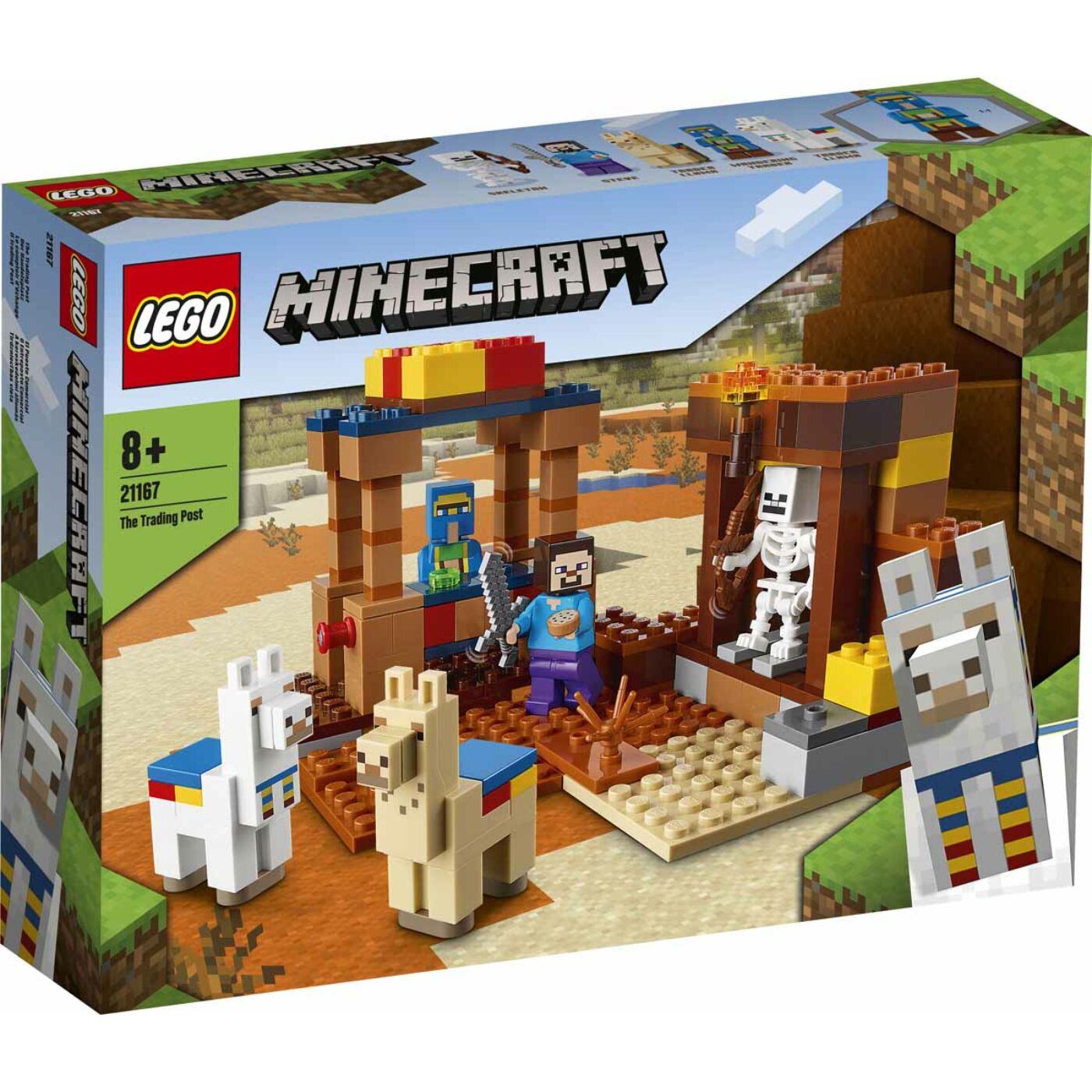 Lego Minecraft A kereskedelmi állomás