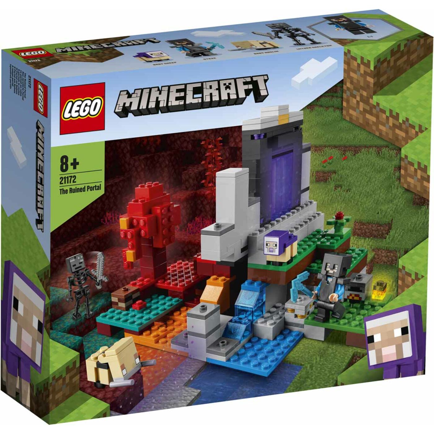 Lego Minecraft A romos portál