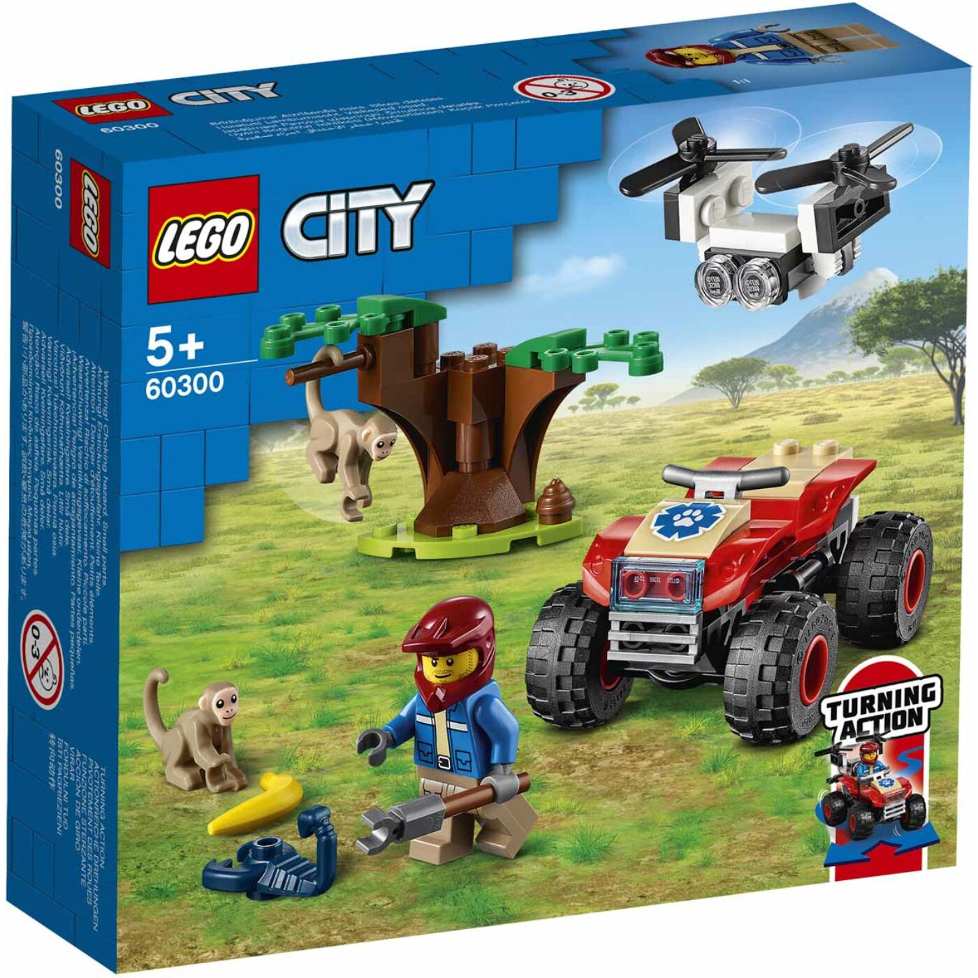 Lego City Vadvilági ATV mentőjármű