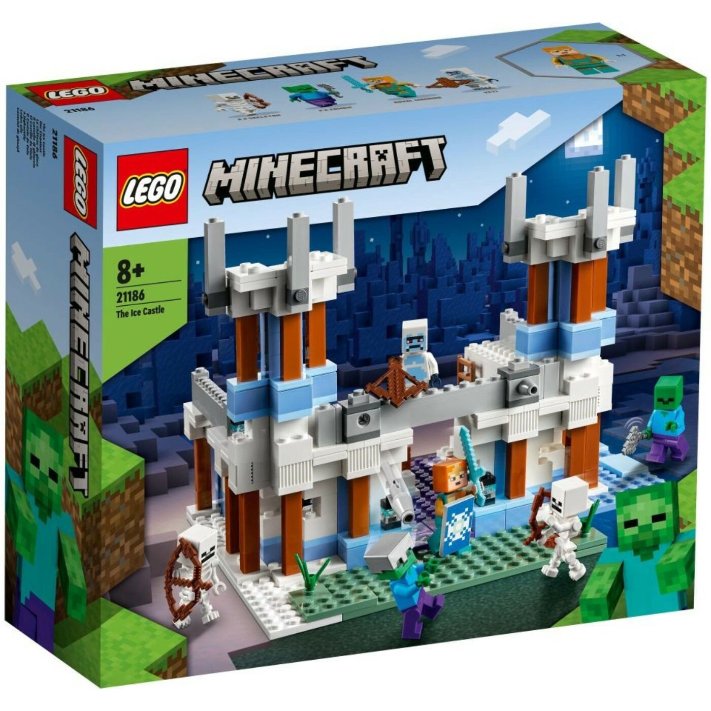 Lego Minecraft A jégkastély