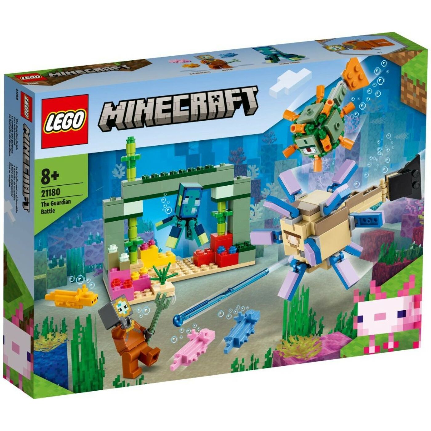 Lego Minecraft A harc az őrszemmel