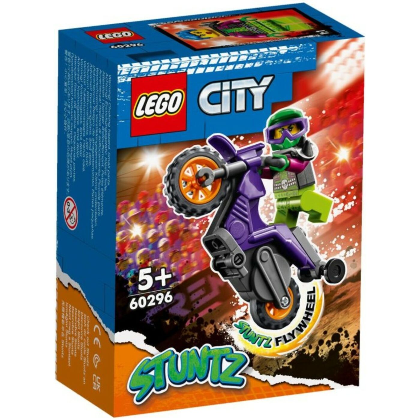 Lego City Wheelie kaszkadőr motorkerékpár