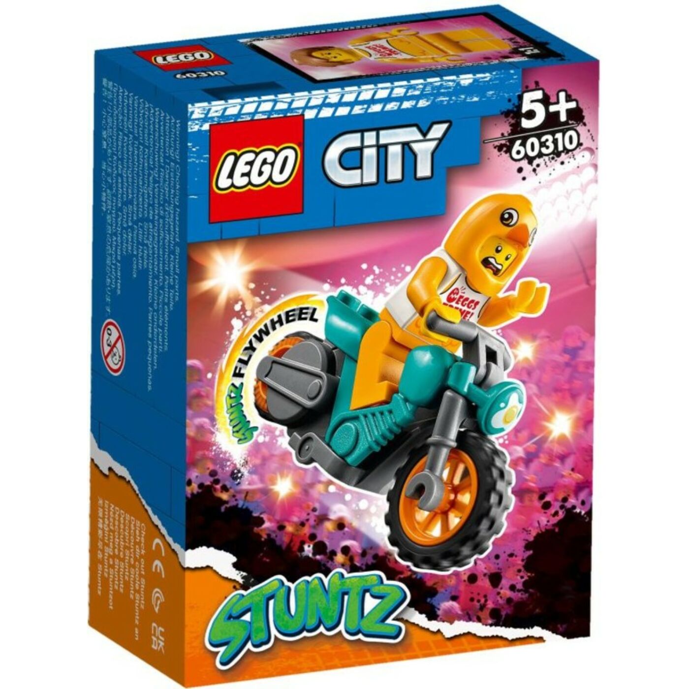 Lego City Chicken kaszkadőr motorkerékpár