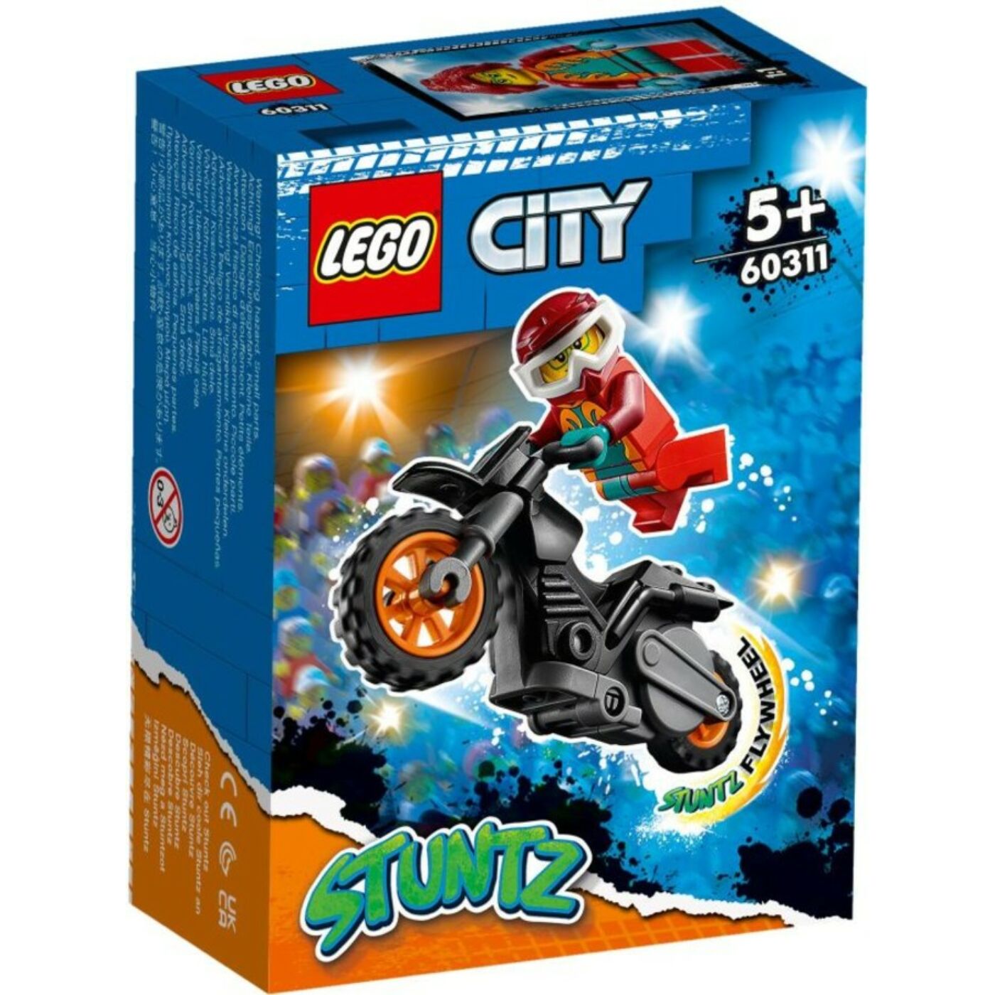 Lego City Fire kaszkadőr motorkerékpár