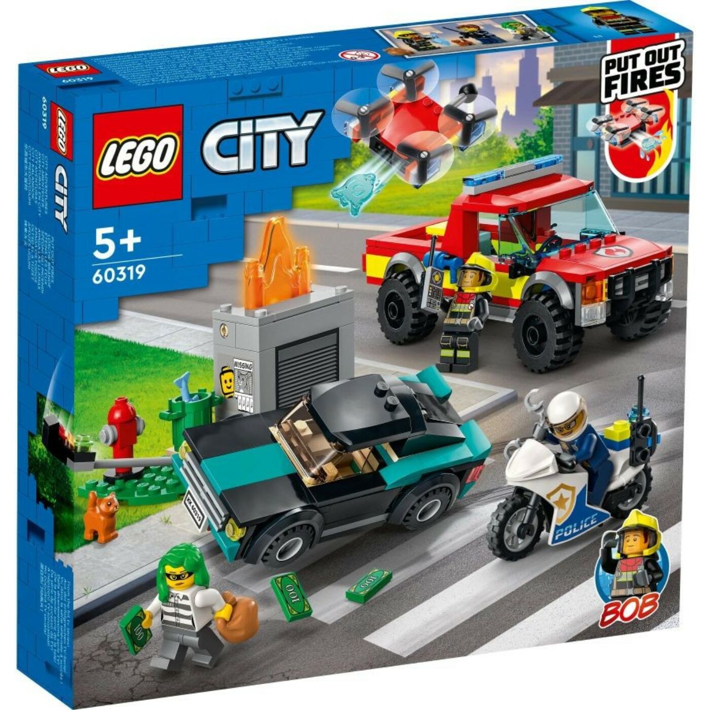 Lego City Tűzoltás és rendőrségi hajsza