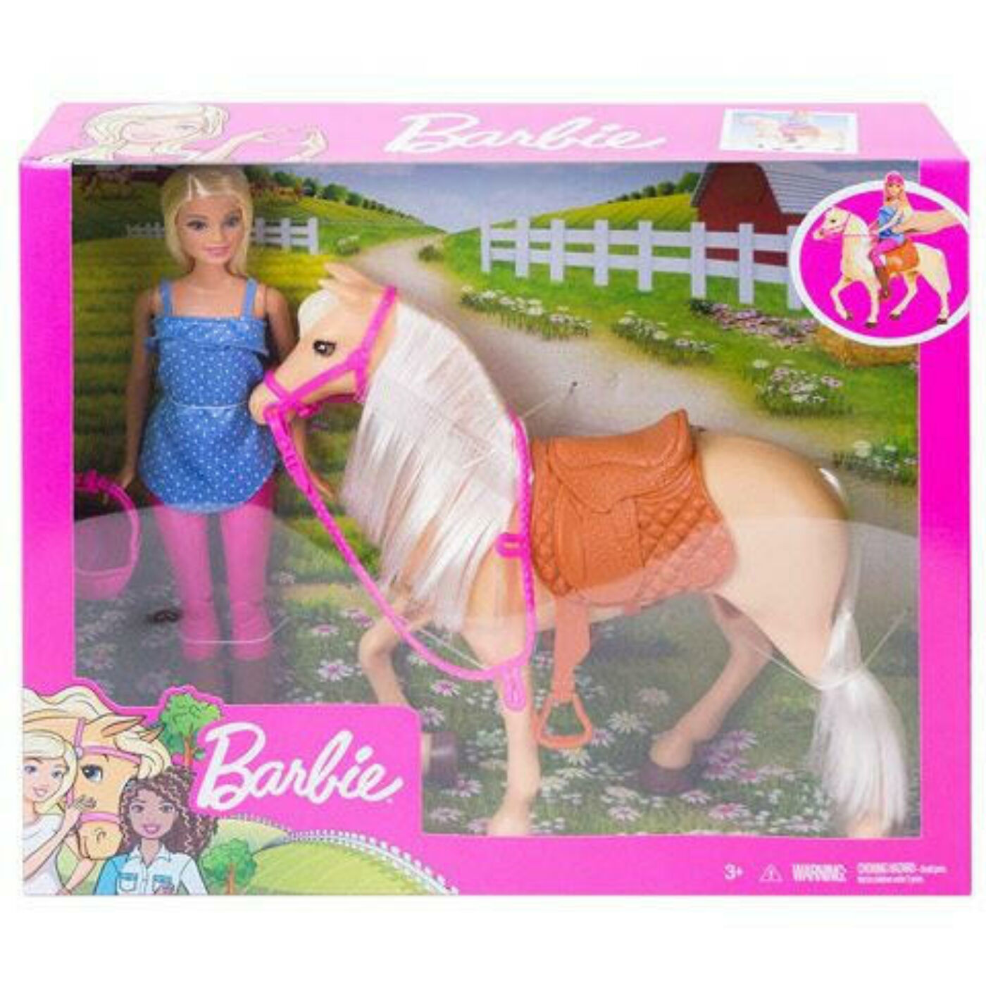 Barbie lovas szett