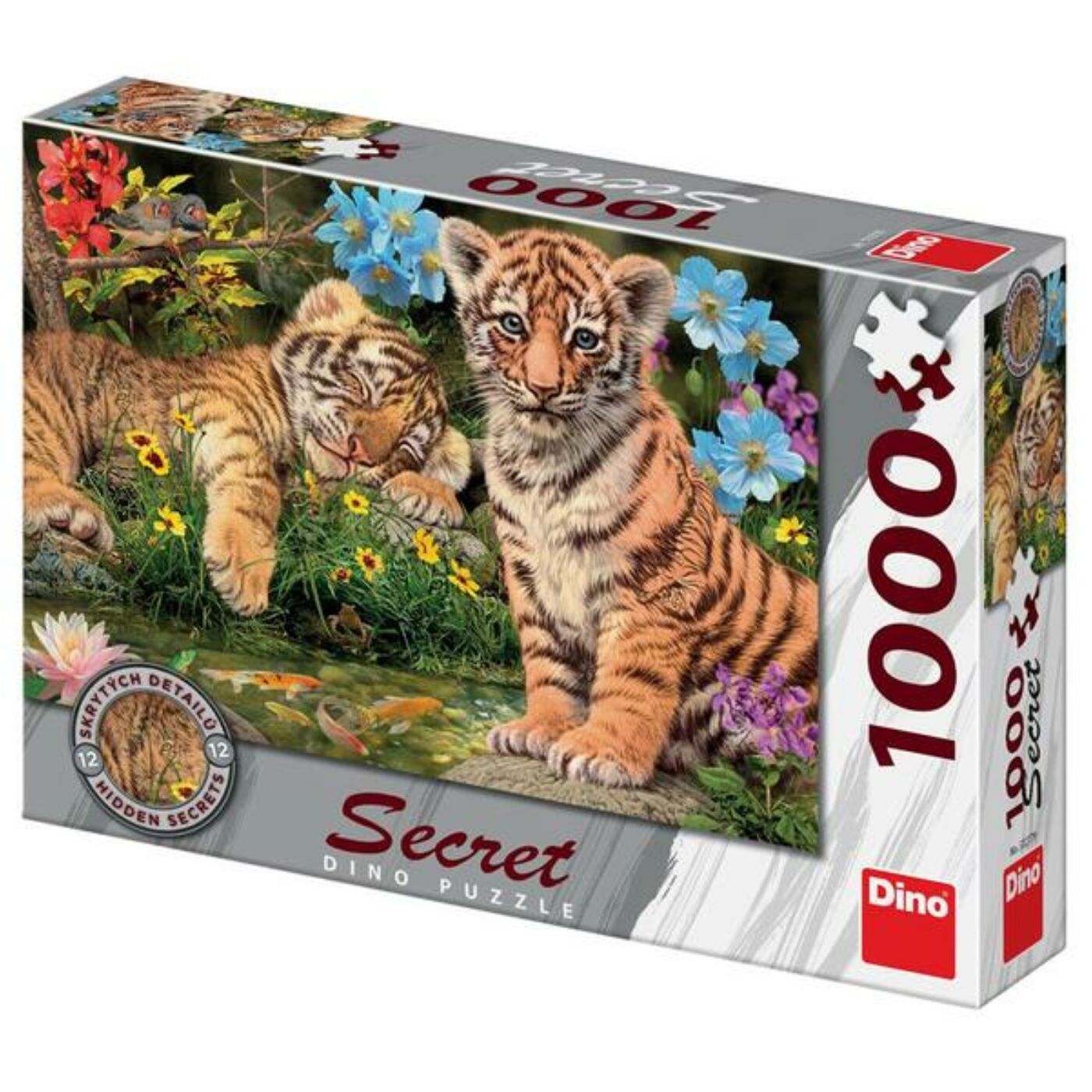 Dino puzzle 1000db - Tigriskölykök