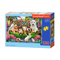180 db-os puzzle - Állatok a parkban