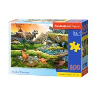 100 db-os Castorland puzzle - Dinoszauruszok világa