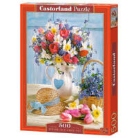 500 db-os puzzle - Tavaszi virágcserép