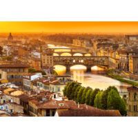 1000 db-os Castorland  Puzzle -  Firenze hídjai
